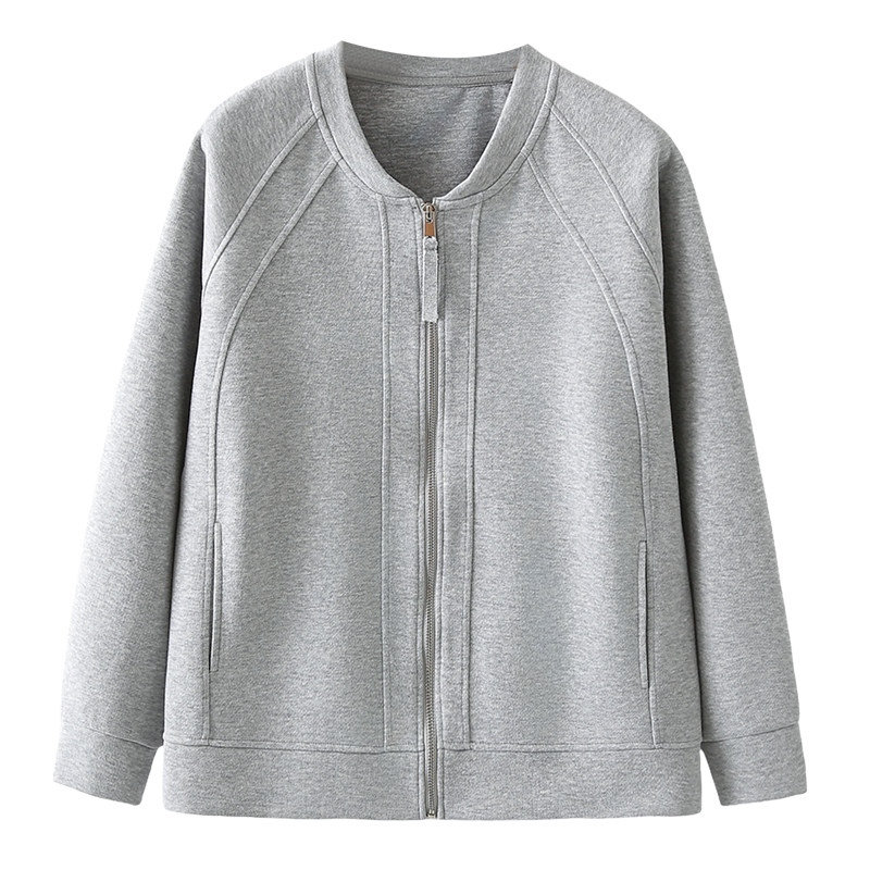 大码女装宽松显瘦棒球服