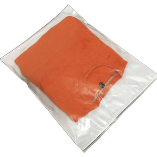 金色警语双色夹链包装袋pe透明塑料袋服装拉链袋自封袋39*49 12丝