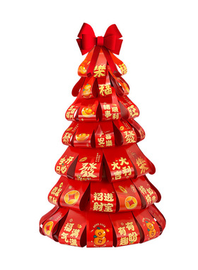 新年许愿树装饰2026春节布置摆件