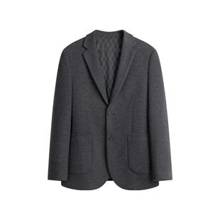 【绵羊毛】杉杉男士西服2025冬季新款加厚保暖抗皱商务休闲外套