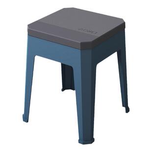 40cm高加厚塑料凳子成人家用客厅熟胶椅子耐用现代防滑简约中板凳