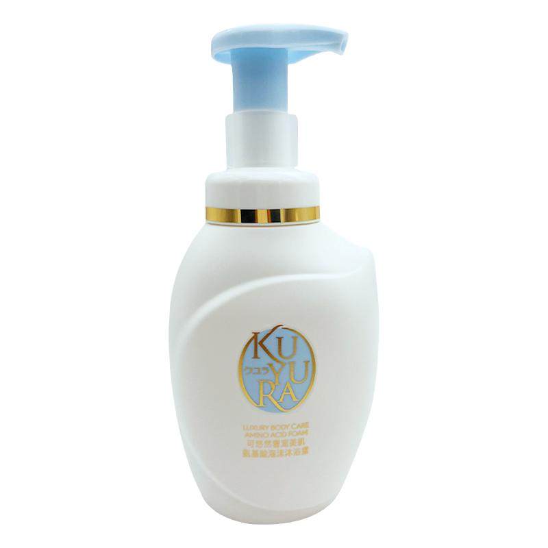 日本可悠然美肌氨基酸泡沫沐浴露男女通用 沐浴液350ml香味持久