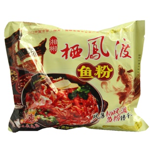 7包袋装栖凤渡鱼粉速食非油炸方便泡面宽米线干切粉湖南郴州特产