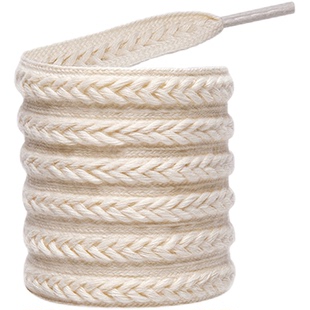 棉花糖麦穗鞋带男女款乞丐鞋帆布鞋扁平宽彩色黑白色辫子绳棉鞋绳