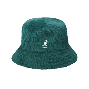 Kangol Furgora Bucket秋冬美潮经典袋鼠帽子男女兔毛刺绣渔夫帽