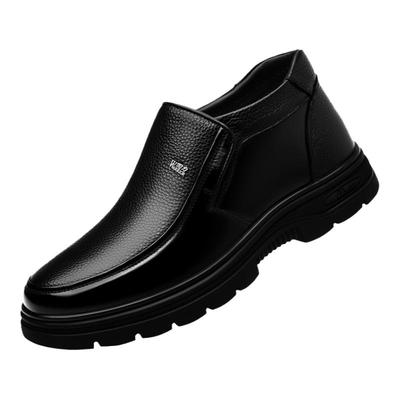 回力中老年人皮棉鞋男真皮男士