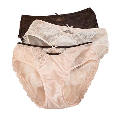 Gukoo/果壳内裤女春夏纯色蕾丝性感新款抗菌纯棉裆女士内裤组合