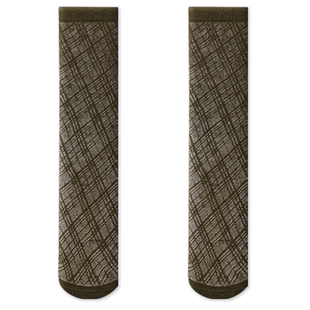 purpleguys复古菱格纹绿色袜子女中筒袜夏季超薄网格法式小腿丝袜