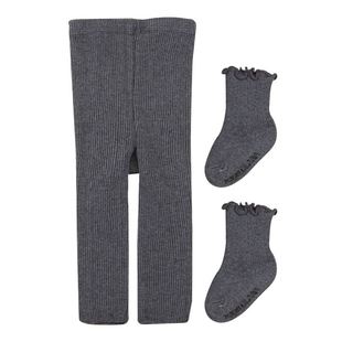 韩国女宝宝白色裤袜配裙子的打底裤春秋薄款打底袜女婴儿连裤袜子