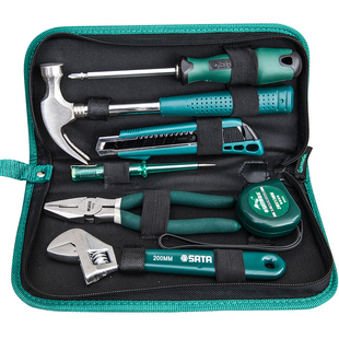 世达家用五金工具套装家庭物业日常维护修理箱多功能组合小维修包