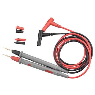 万用表表笔特尖探针通用测量专业试电笔专用钢针配件硅胶测试线