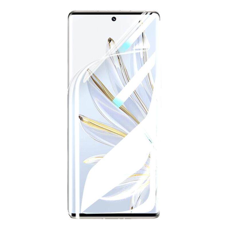适用荣耀70手机膜70pro+钢化水凝膜honor70por华为7o专用pr0软膜全屏uv70七十华p70新款x70保护
