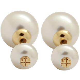 Fellala/翡拉拉「双面珍珠」原创轻奢珍珠耳钉耳饰生日礼物送女友