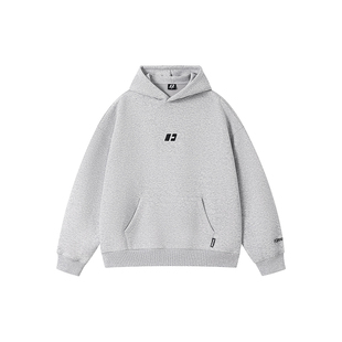 FORNINES刺绣重磅卫衣男款加绒连帽衫潮牌情侣秋冬加厚美式外套女