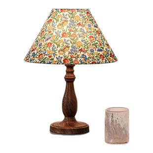 中古台灯卧室床头灯美式复古新款高级感宋代美学氛围三色led夜灯