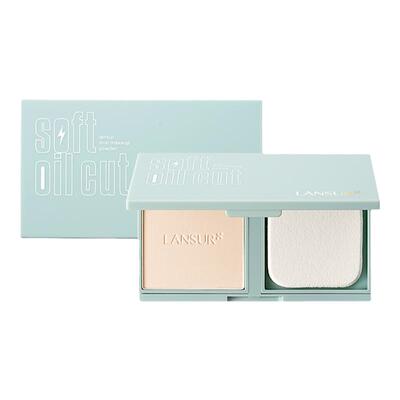 兰瑟柔雾定妆粉饼控油