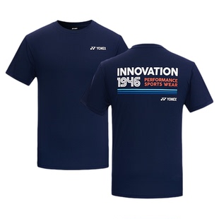 2023秋冬YONEX尤尼克斯韩国YY羽毛球服男女速干吸汗基础款T恤短袖