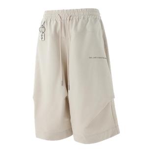 BJHG不计后果休闲短裤男款夏季2025新款直筒宽松运动简约七分裤子