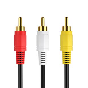 三对三莲花AV线音频dvd线机顶盒子老电视机连接红黄白3对3视频线