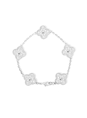 四叶草手链女S925银轻奢小众精致