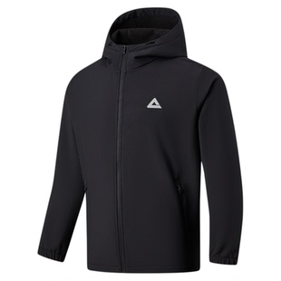 匹克运动风衣男女同款2026新款连帽外套防风防水加绒加厚户外服