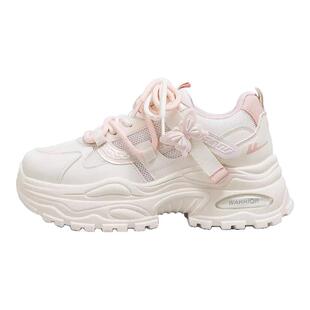 回力女童运动鞋2026夏季新款大童青少年透气网面鞋儿童厚底老爹鞋