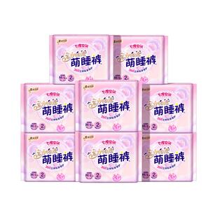 【新国标认证】七度空间动物君安睡裤防漏夜用裤型卫生巾16条装