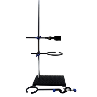 铁架台实验室支架器材化学固定夹分液漏斗架方座支架不锈钢烧杯架