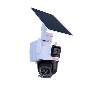 大华4G太阳能双目摄像头室外监控器无电无网免插电无需连网络wifi