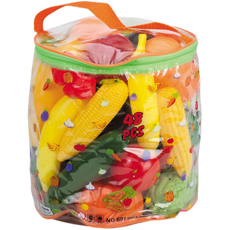 儿童过家家玩具数仿真食物婴儿认知水果蔬菜幼儿园益智玩具59件套