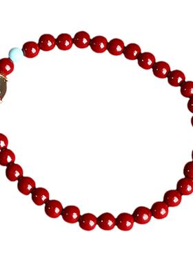 【粉丝专享】本命年朱砂手链女款朱砂送礼正品手链原矿朱砂