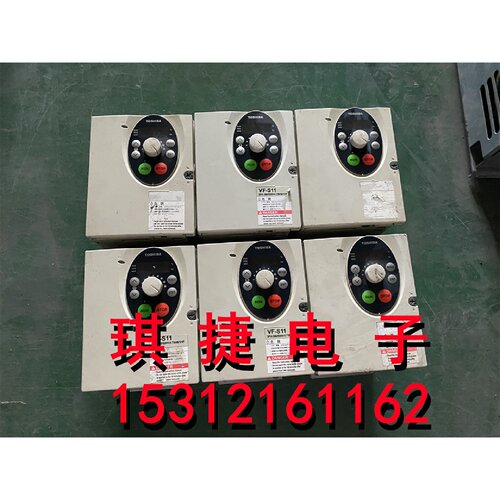 议价拆机东芝变频器VFS114007PLWNR5380v0.75kw成色漂亮包好