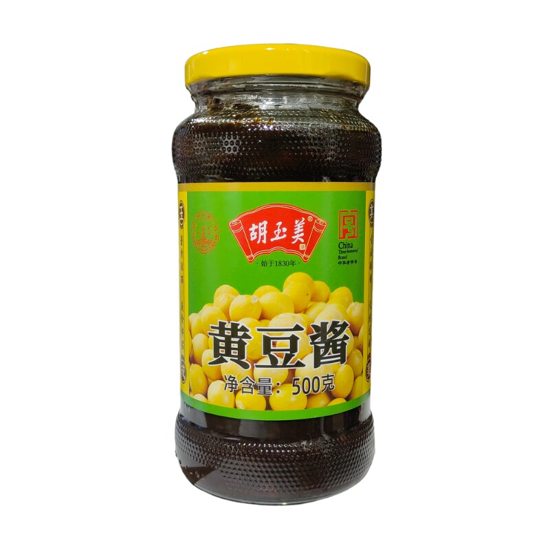 安庆胡玉美黄豆酱500g瓶装