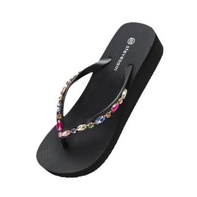 Stevesam厚底人字拖水钻坡跟防滑