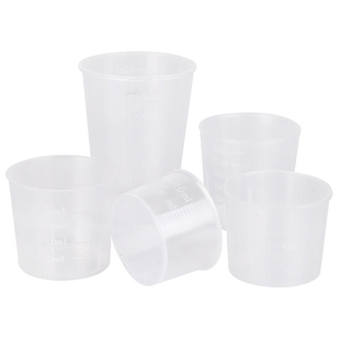 SMP纹发色料量杯PP材质安全无毒10ML/15ML/20ML带刻度稀释色料杯