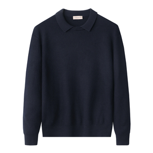 秋冬青年假两件肌理感条纹针织打底衫男士套头痞帅保暖绿色毛衣潮