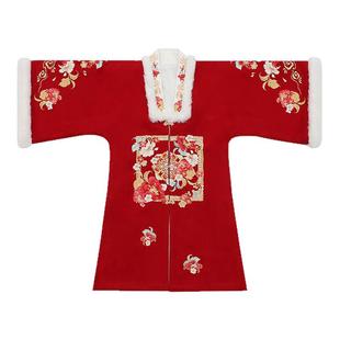 玉指捻_春罗万象 原创明制长衫汉服女2025新款冬季加厚马面裙古装