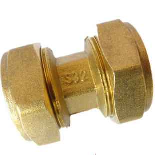 全铜管件2025铝塑管1寸DN25接头配件太阳能热水器直接弯头三通