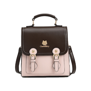 Cow&Kitty送女生英伦风双肩包女2026新款ins小众学生轻便百搭背包