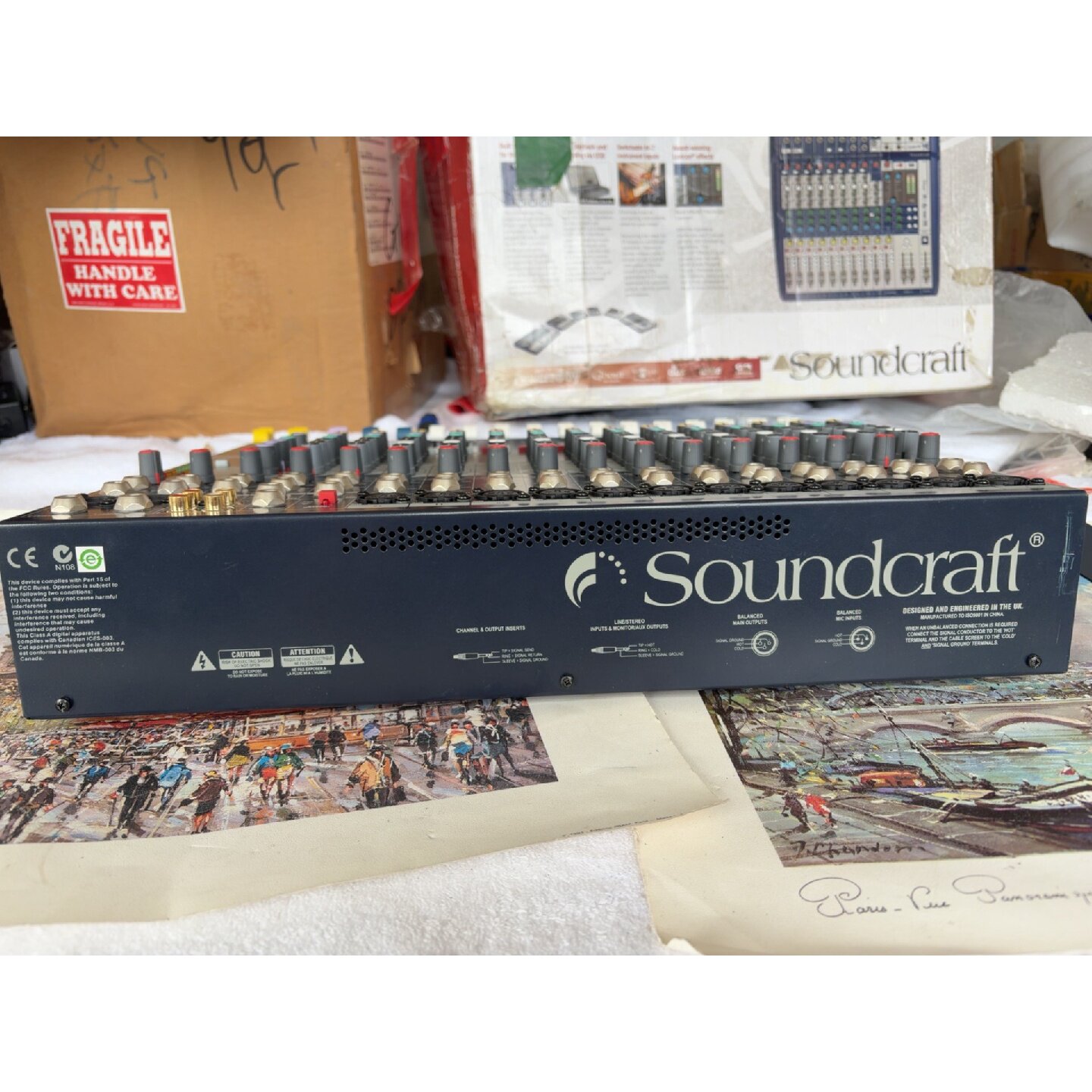 议价-央视库存99新英国声艺 Soundcraft EFX12 1