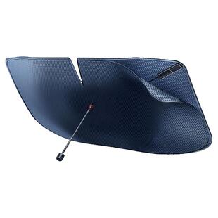 徕本真双层汽车遮阳伞车窗内遮阳罩帘前挡防晒隔热挡风玻璃特斯拉