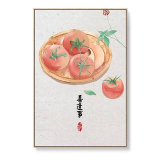 事事如愿吉祥寓意年画diy数字油彩画新中式水果打发时间手工油画