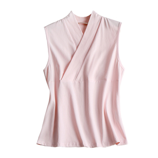 汉服交领背心新中式无袖打底内衬上衣禅服内搭女