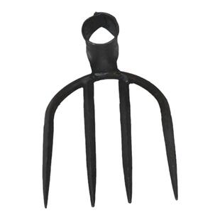 六顺农用小耙子4齿耙开垦松土翻地工具配木柄铁耙4爪耙种菜包邮