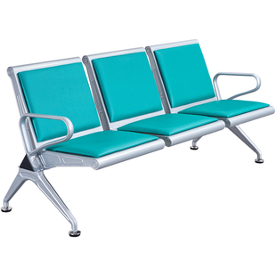 三人位连排椅医院车站银行等候椅机场椅长椅子候诊椅公共座椅输液