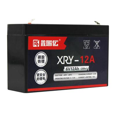 6v4.5/8ah儿童电动汽车玩具车电瓶12v9/12ah 6伏童车大容量锂电池
