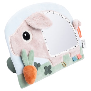 补货Little丹麦donebydeer  FW25宝宝动物布书早教镜子益智玩具