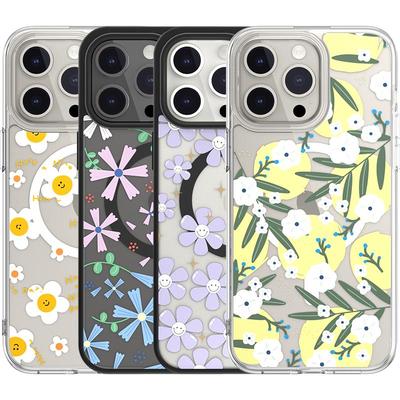 switcheasy花卉图案15pro手机壳