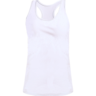 大码宽松吊带运动上衣200斤瑜伽背心女带胸垫健身外穿美背跑步服