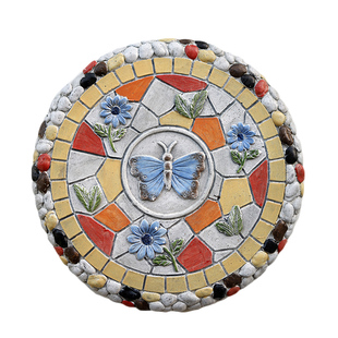 花园踏步石户外阳台庭院脚踏石别墅草坪仿石地砖垫脚露台汀步石